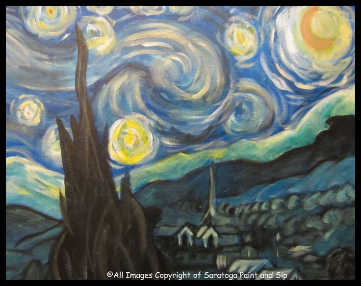 starry night painting