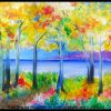 trees painting