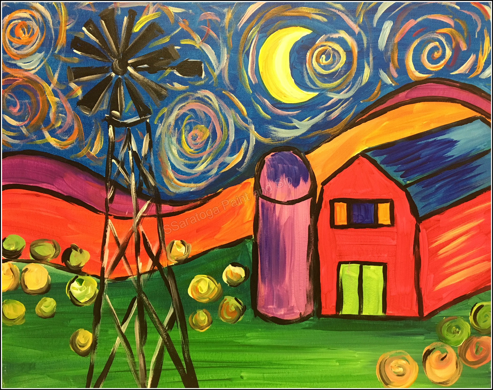 farm painting