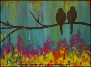 two birds painting
