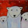 polar bear painting