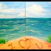 beach painting