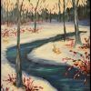 winter creek painting