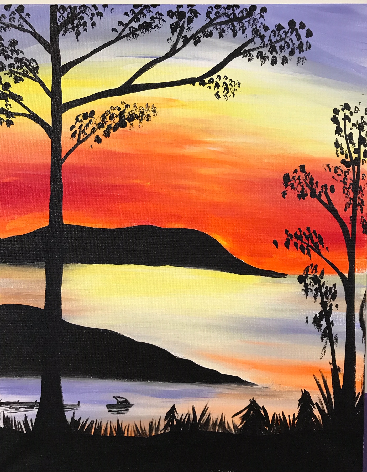 Champlain Lake Painting