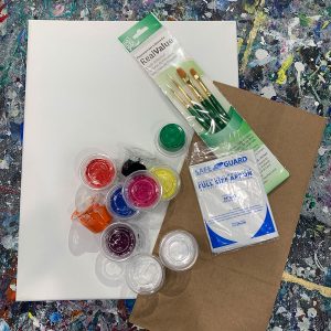 Beginning Painting Supplies and Paint & Marker Cards