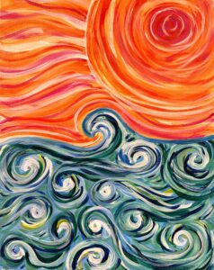 Sun, wave, beach, summer, ocean