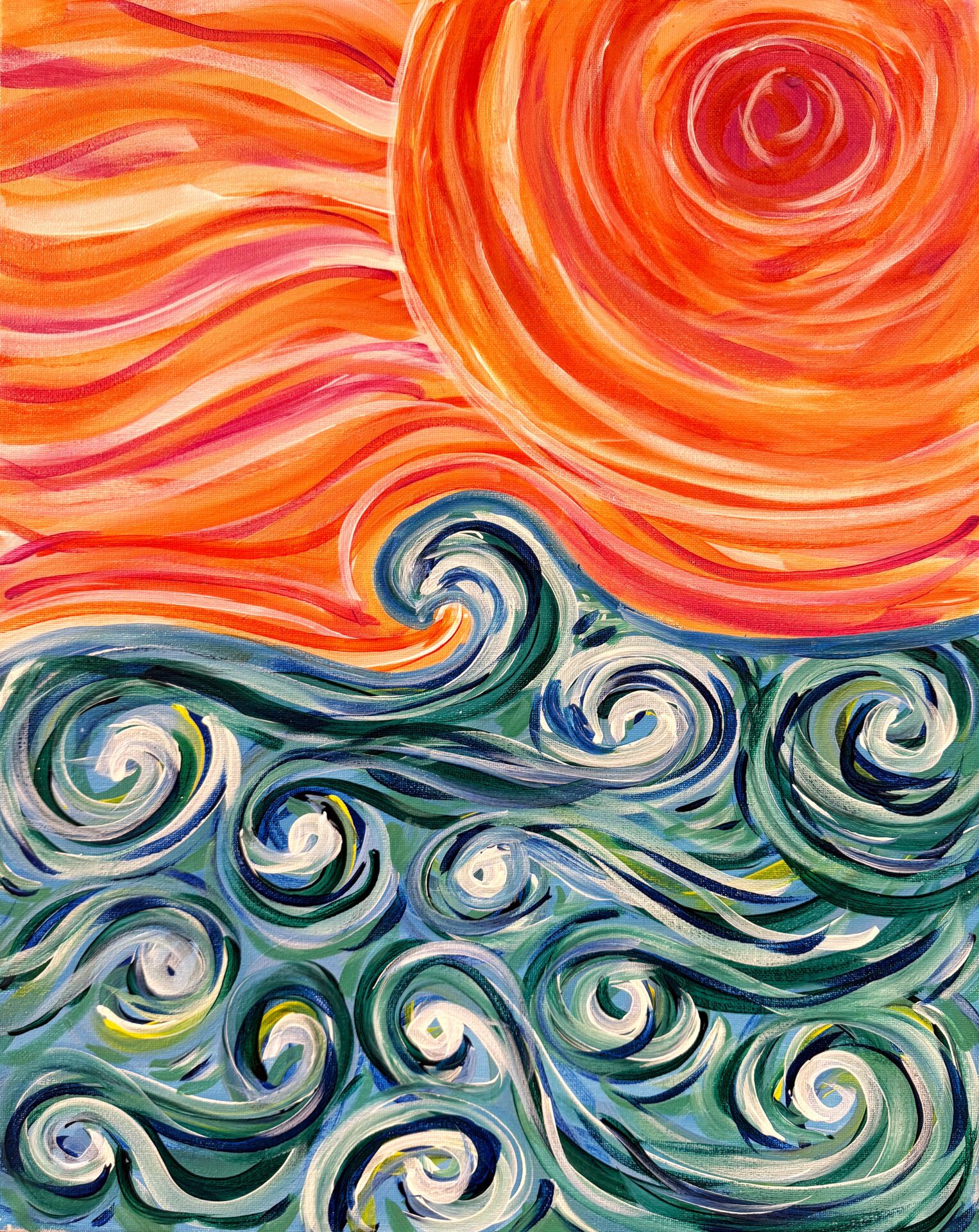 Sun, wave, beach, summer, ocean